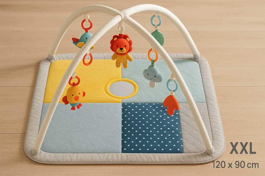 Vue d'ensemble du tapis complet